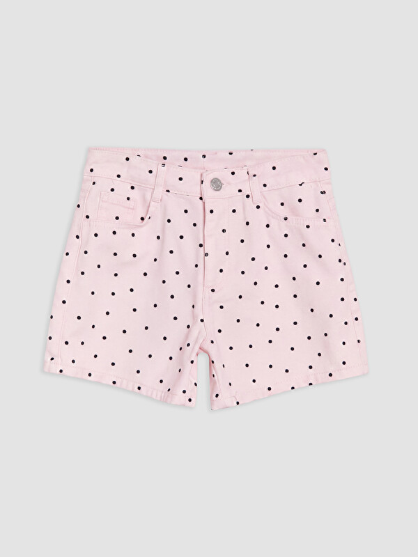 LCW Kids Kız Çocuk Gabardin Şort