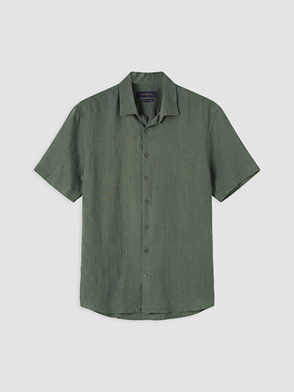 SOUTHBLUE Regular Fit %100 Keten Erkek Gömlek
