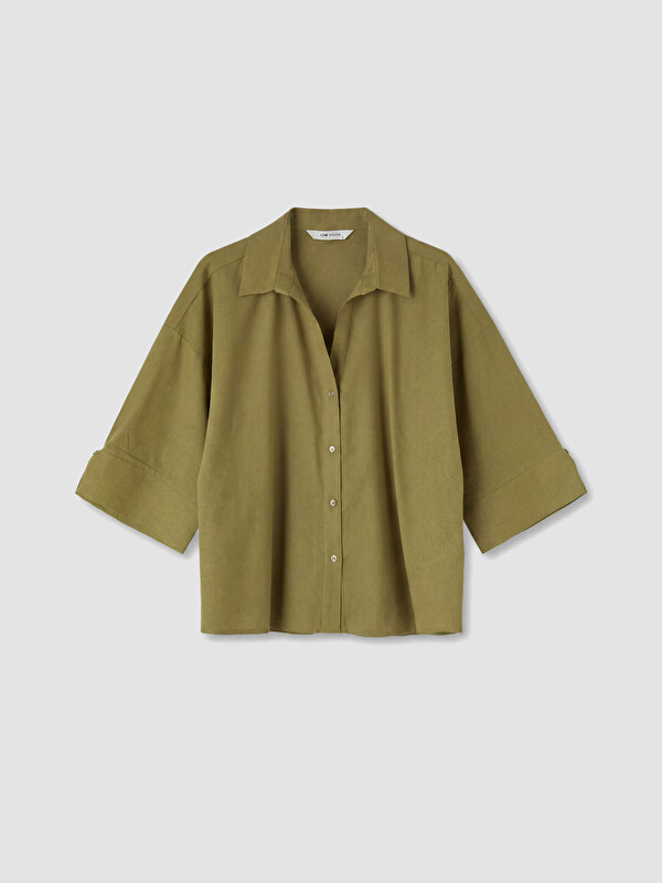 LCW Vision Oversize Kadın Gömlek