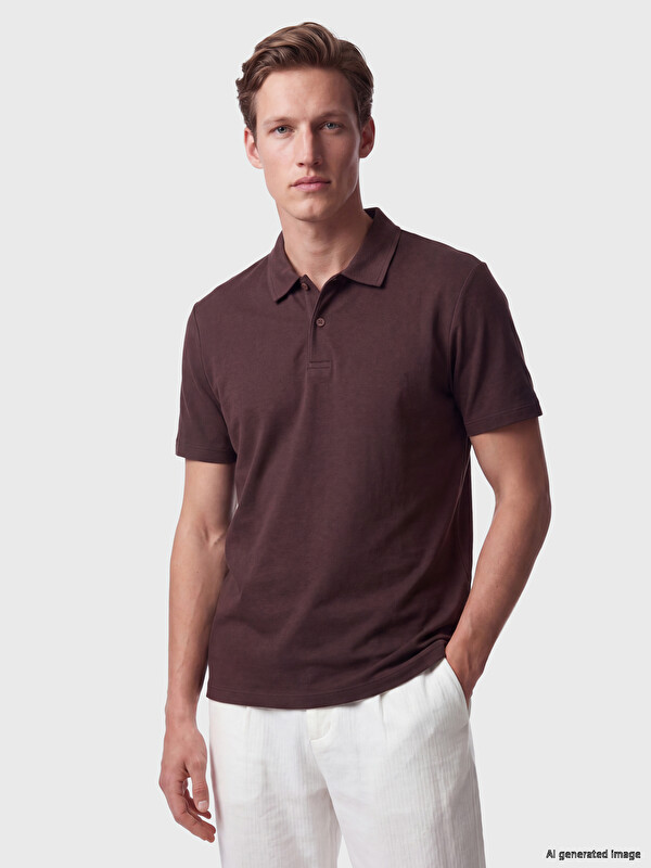 SOUTHBLUE Polo Yaka Penye Erkek Tişört