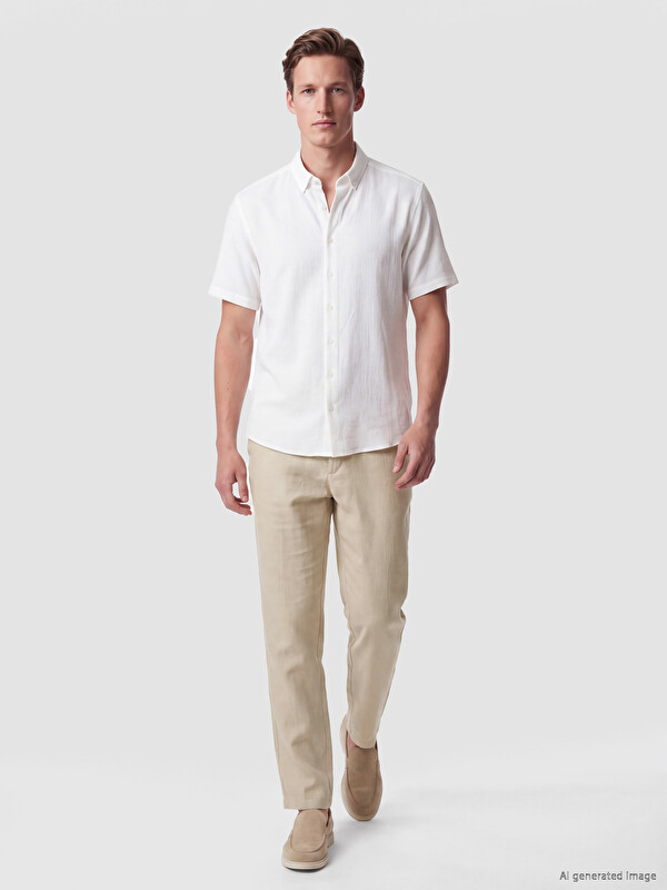 SOUTHBLUE Regular Fit Erkek Dokulu Pantolon