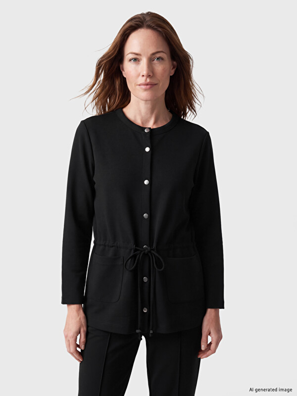 LCW Grace Crew Neck Soft Touch Women's Cardigan