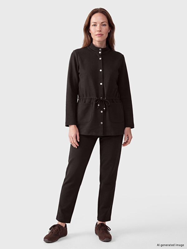 LCW Grace Elastic Waist Soft Touch Women's Trousers