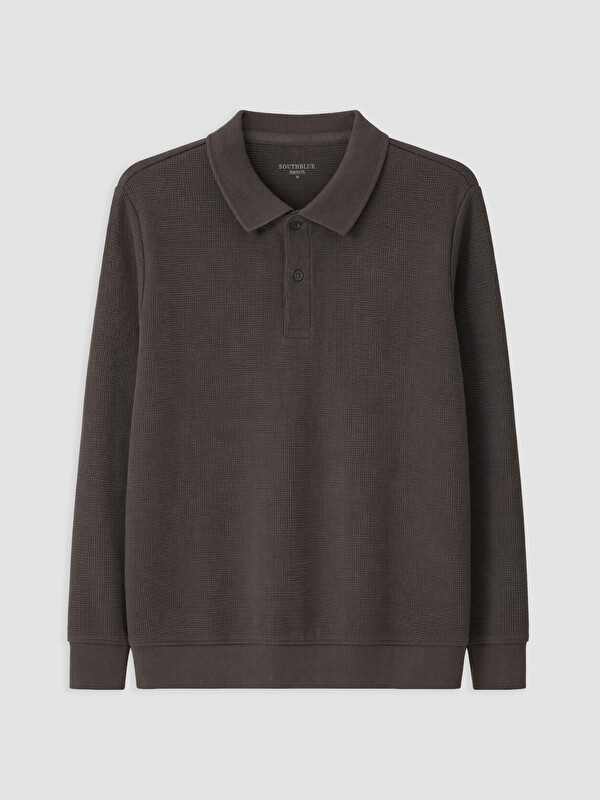 SOUTHBLUE Polo Yaka Erkek Sweatshirt