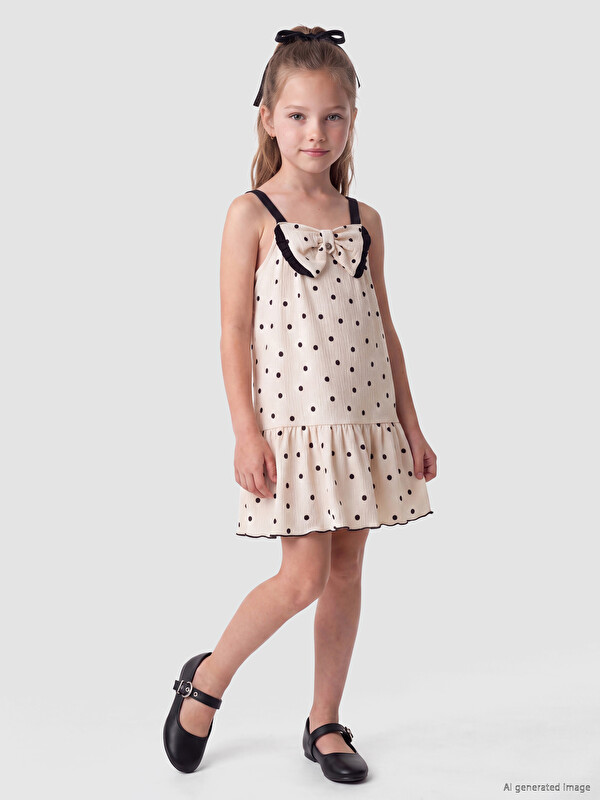 LCW Kids Фустан за Девојчиња на точки со машничка