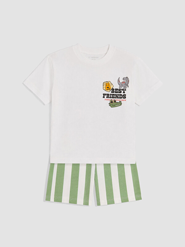 LCW Kids Baskılı Erkek Çocuk Takım