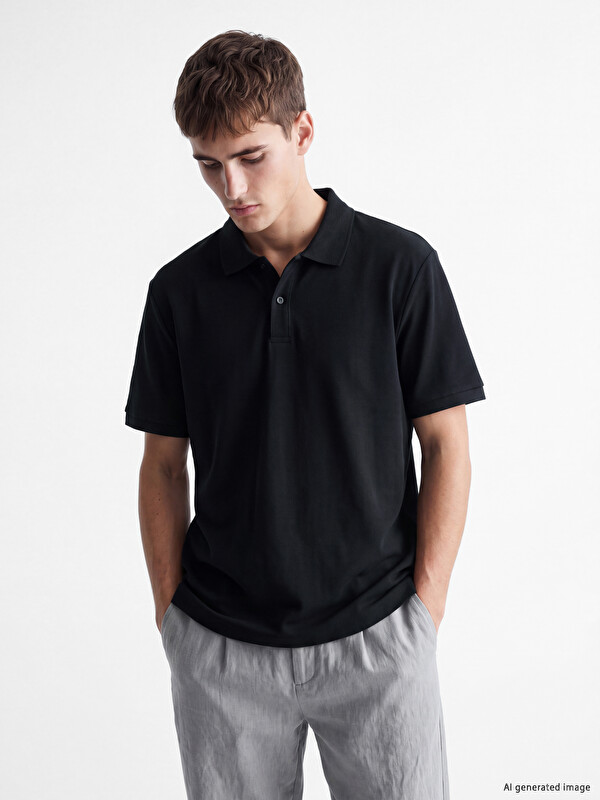 LCW Vision T-shirt pike me jakë polo për burra
