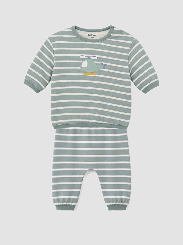 LCW baby Baby Boy Green Set