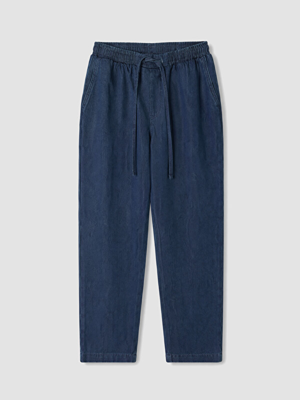 LCWAIKIKI Classic Beli Lastikli Carrot Fit Kadın Jean Pantolon