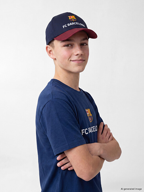 LCW ACCESSORIES FC Barcelona Printed Boys' Cap