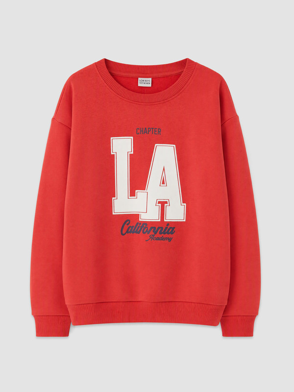 LCW Kids Boy Red Sweatshirt