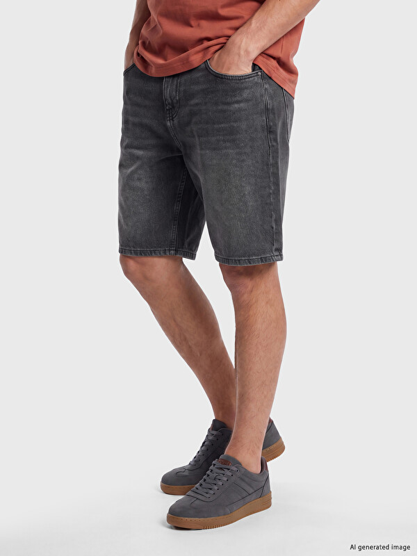 LCW Jeans Loose Fit Erkek Jean Şort