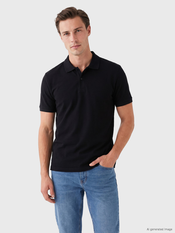 LCWAIKIKI Classic Polo Collar Pique Men's T-Shirt