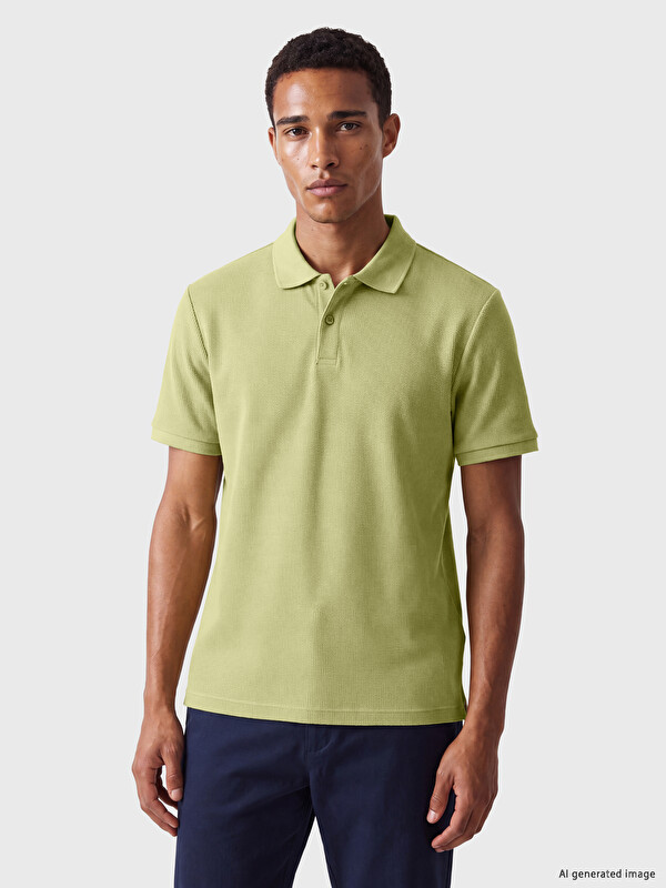 LCW Vision Polo Collar Men's T-Shirt