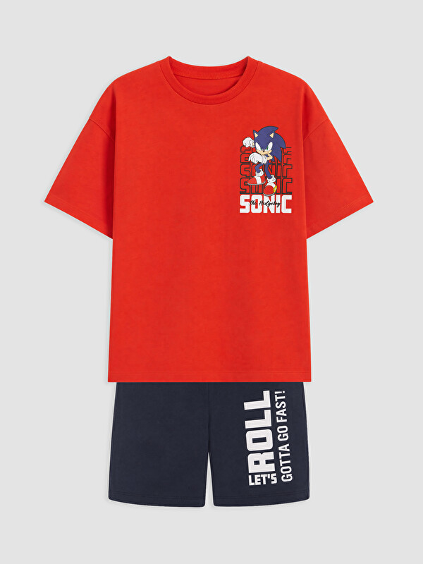 LCW Kids Sonic Baskılı Erkek Çocuk Takım