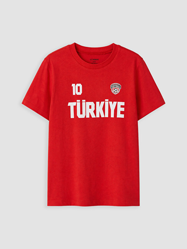LCW Kids Türkiye Baskılı Erkek Çocuk Tişört