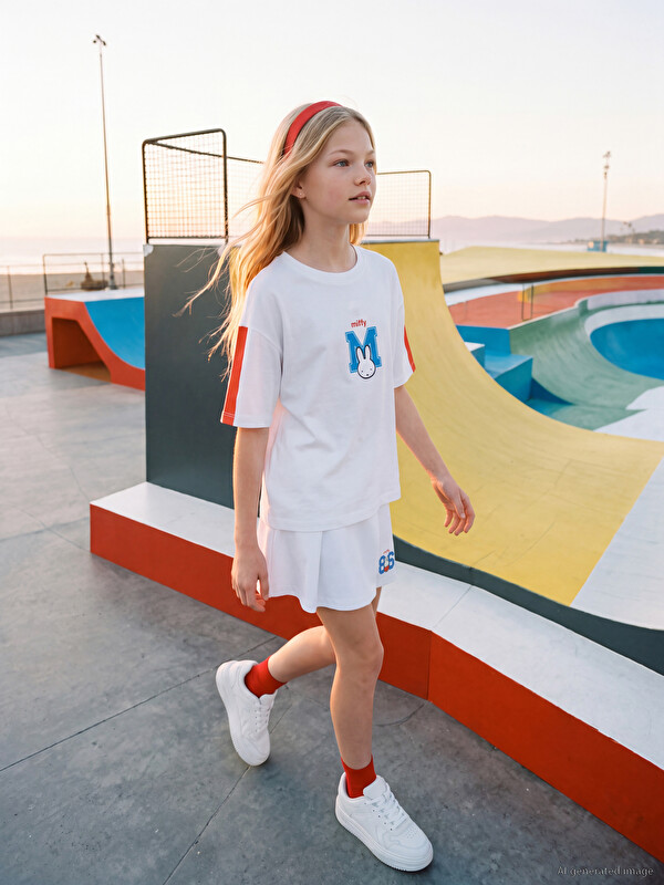 LCW Kids Miffy с принтом девочек юбка-шорты