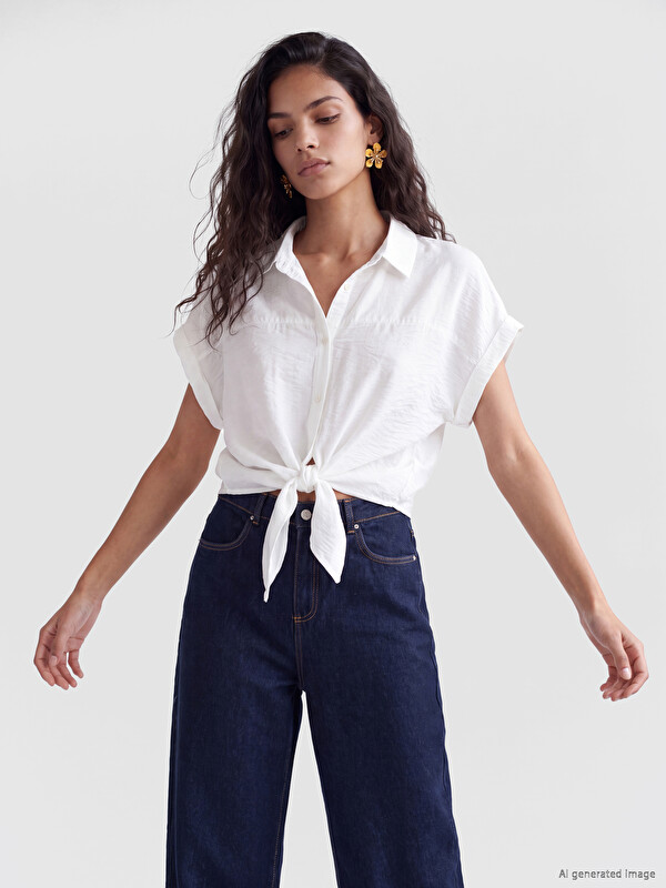XSIDE Tie-Detail Aerobin Women's Shirt