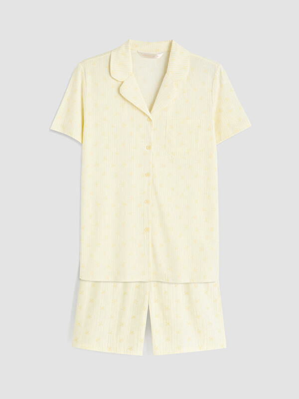 LCW DREAM Fiyonk Desenli Hamile Pijama Takım