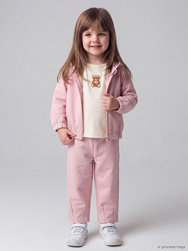 LCW baby 3-piece Embroidered Baby Girls' Set