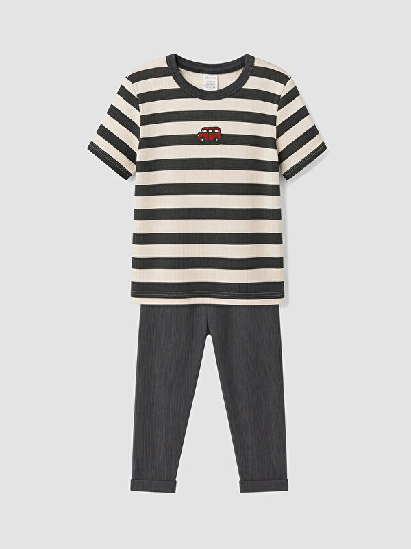 LCW baby Baby Boy Anthracite Set