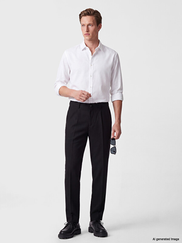 SOUTHBLUE Regular Fit Men's Pleated Trousers