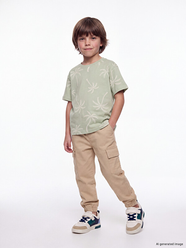 LCW Kids Erkek Çocuk Kargo Jogger Pantolon