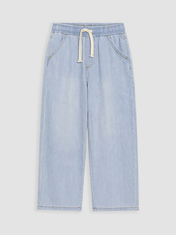 LCW Kids Drawstring Wide Leg Fit Boys' Jeans