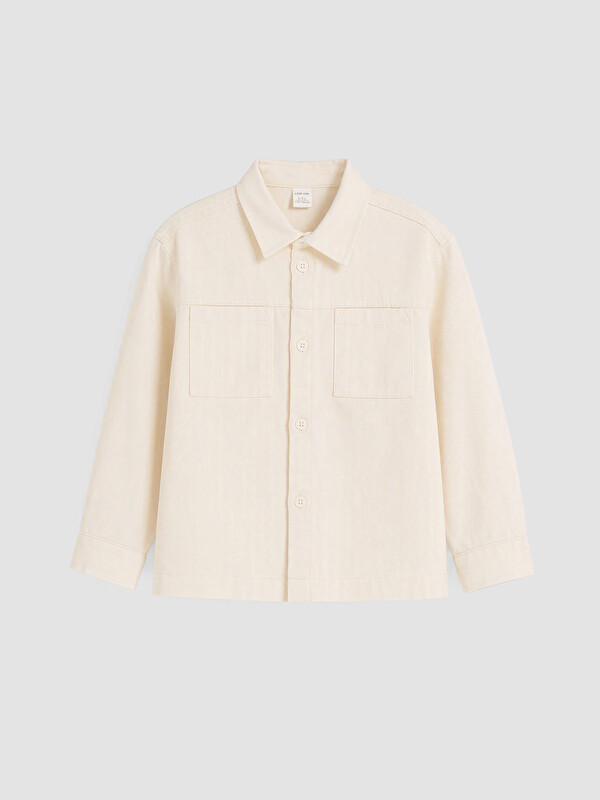 LCW Kids Gabardin Erkek Çocuk Gömlek