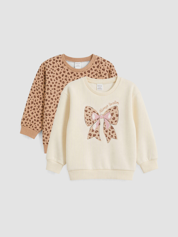 LCW Kids Girl Ecru Sweatshirt