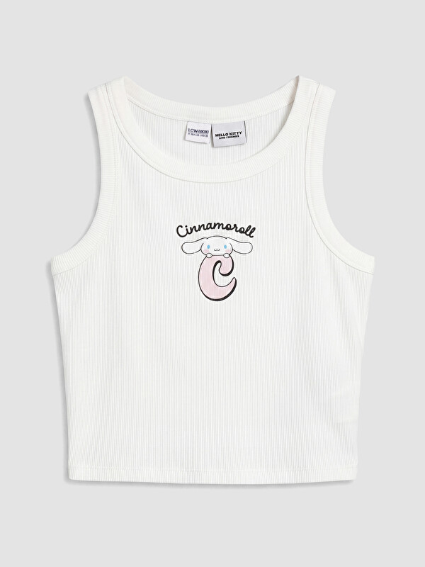 LCW Kids Bisiklet Yaka Cinnamoroll Baskılı Kız Çocuk Atlet