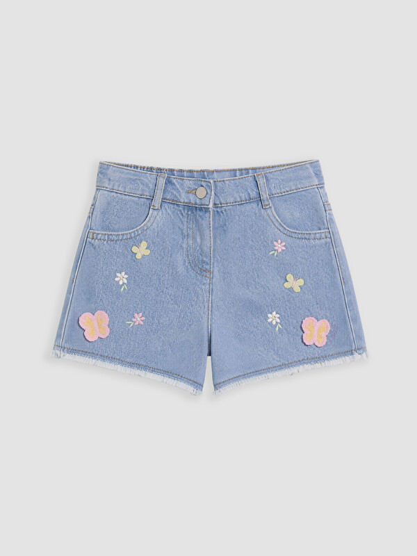 LCW Kids Kız Çocuk Jean Şort