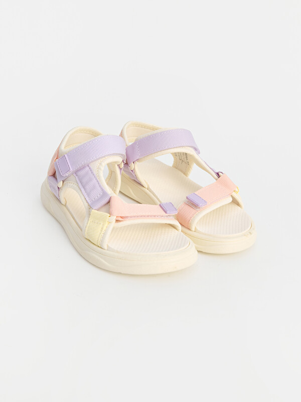 LCW STEPS Cırt Cırtlı Kız Çocuk Spor Sandalet