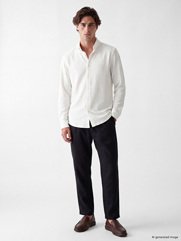 LCW Vision Брюки Regular Fit из 100% льна для мужчин