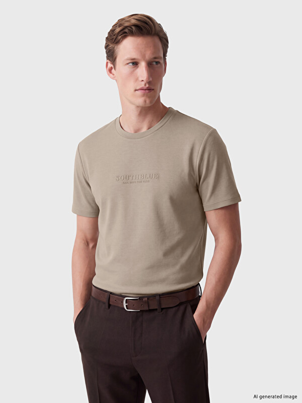SOUTHBLUE Crew Neck Men's T-Shirt