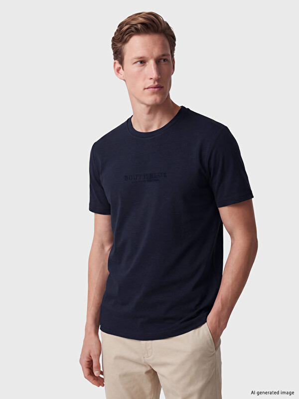 SOUTHBLUE Crew Neck Men's T-Shirt