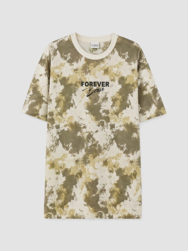 LCW Kids Camouflage Patterned Boys' T-shirt