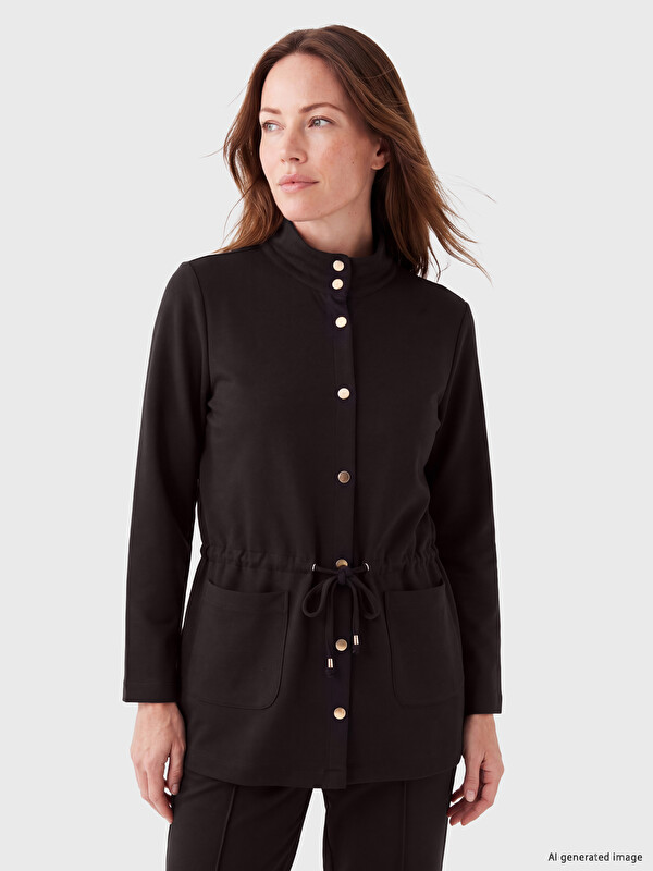 LCW Grace Mock Neck Soft Touch Women's Cardigan