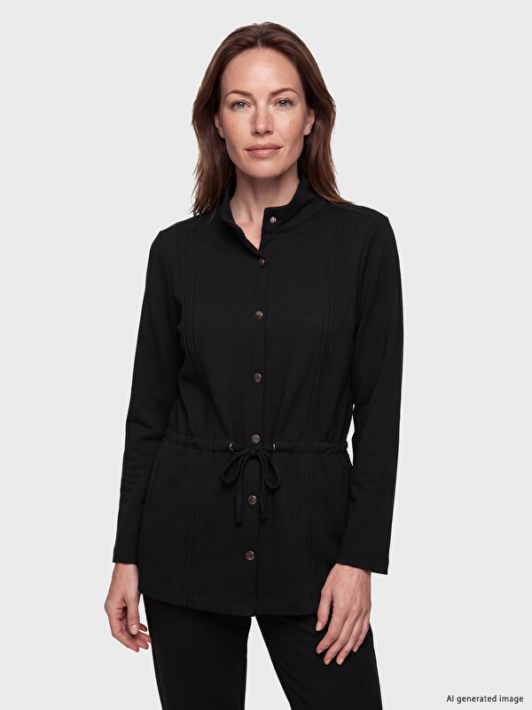 LCW Grace Mock Neck Soft Touch Women's Cardigan