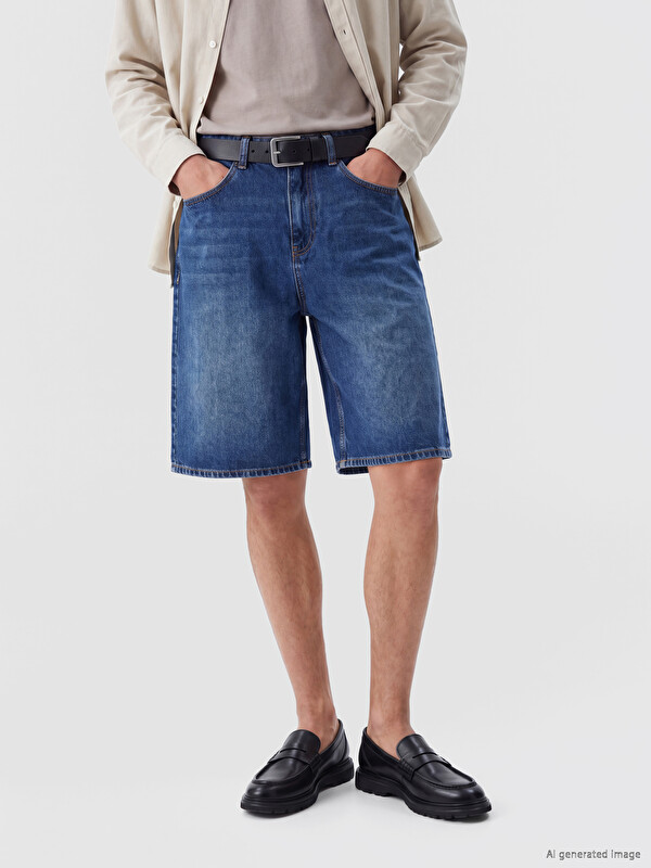 LCW Jeans Вільні Чоловічі Джинсові Шорти