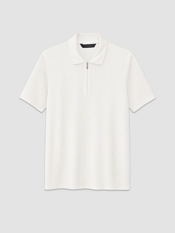 SOUTHBLUE Напівзастібка-блискавка Комір-поло Чоловіча Футболка
