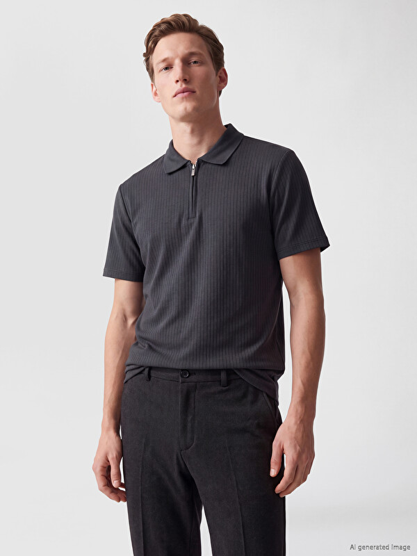 SOUTHBLUE Polo Collar Men's T-shirt
