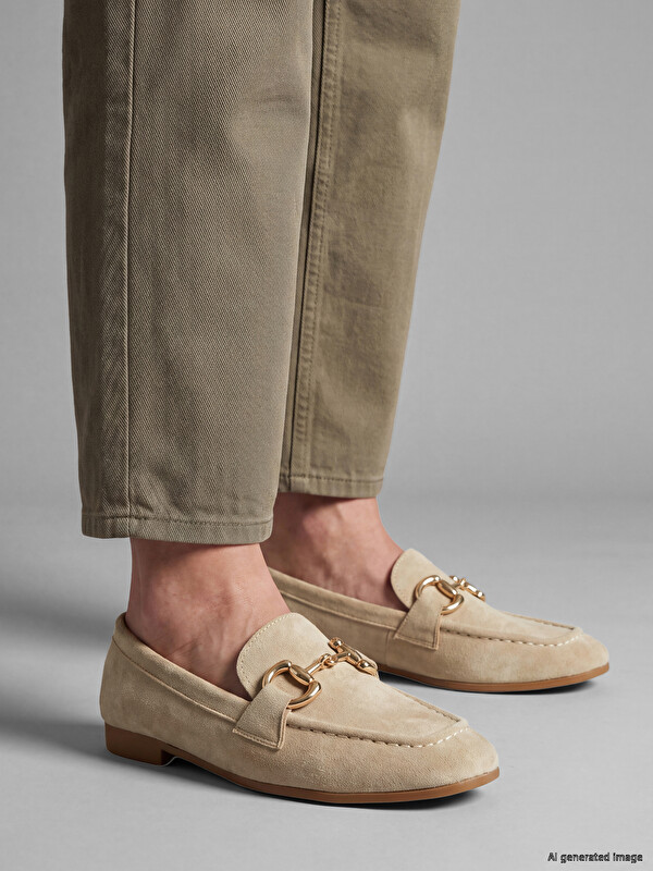 LCW STEPS Suede Look Women's Loafer