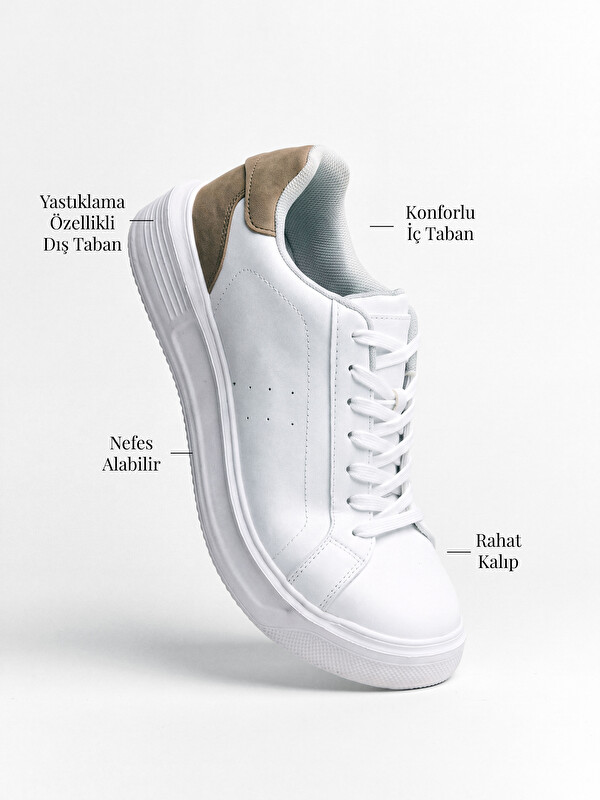 LCW STEPS Leather Look Men's Sport Shoe