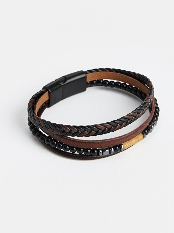 LCW ACCESSORIES Hakiki Deri Erkek Bileklik