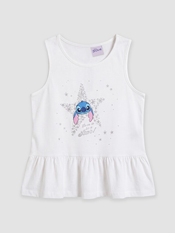 LCW Kids Stitch Printed Girls' Tank Top