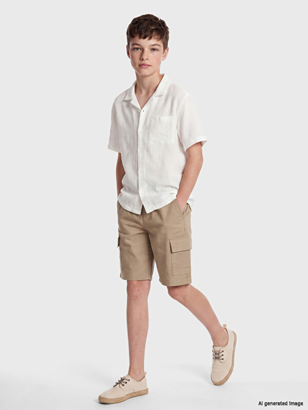 LCW Kids Erkek Çocuk Kargo Şort