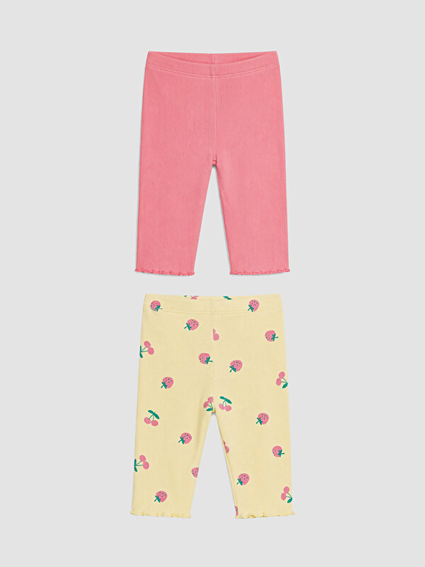 LCW baby Baby Girl Yellow Leggings