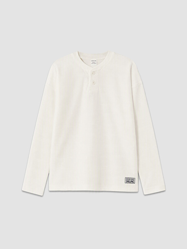 LCW Kids Djalë Ngjyre Pana T-shirt