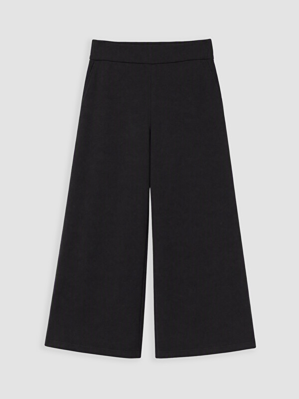 LCWAIKIKI Classic Beli Lastikli Geniş Paça Kadın Pantolon
